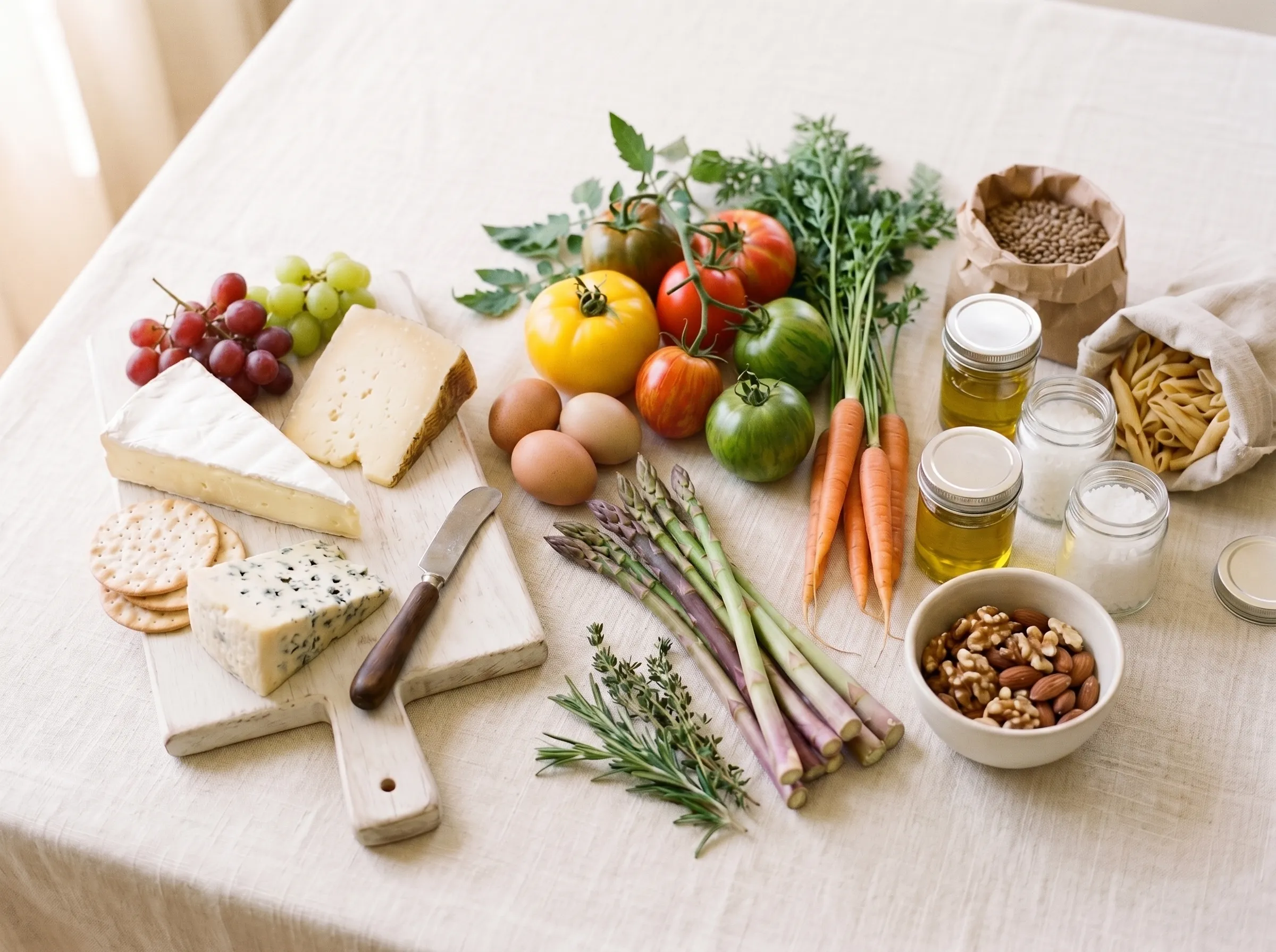 Cheese / organic produce / dry store