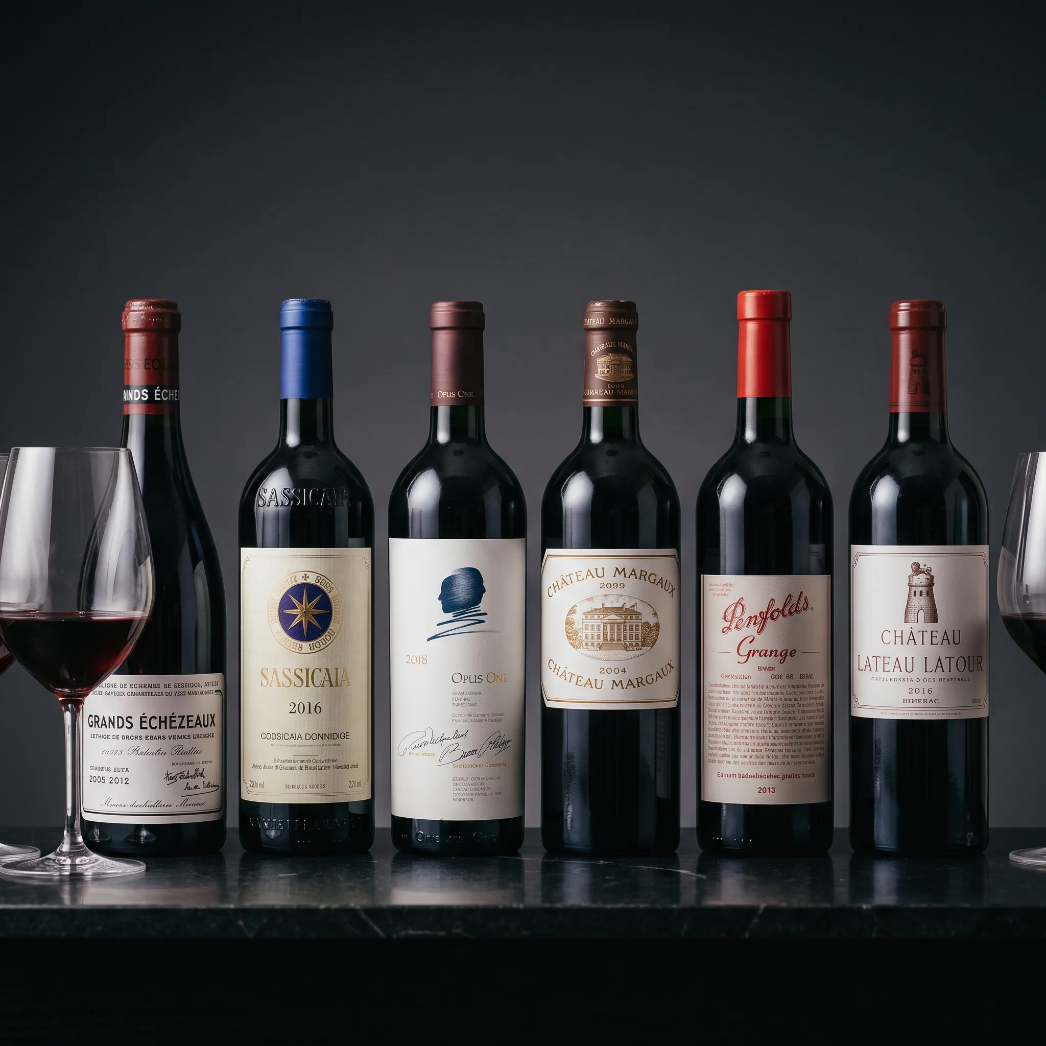 Premium red wine